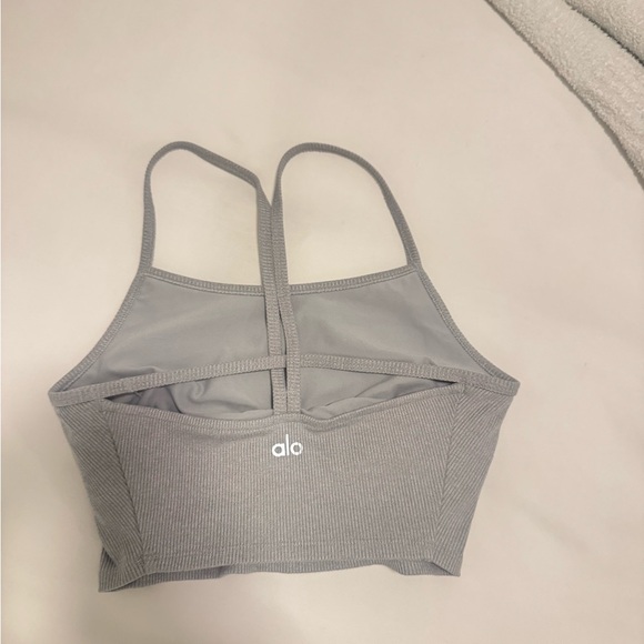 ALO Ribbed Crop Calm Tank - Picture 4 of 4